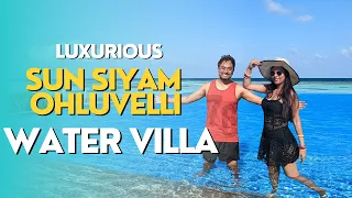 Most Luxurious Water Villa Maldives | Overwater Villa Tour | Sun Siyam Olhuveli Ocean Pool Maldives