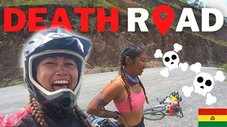 Mountain Biking DEATH Road POV - Adrenaline Travel | BOLIVIA