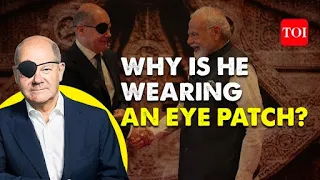 REVEALED | Why is German Chancellor Olaf Scholz wearing an eye patch? | G20 Summit