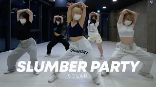 SLUMBER PARTY dance choreography SOLAR