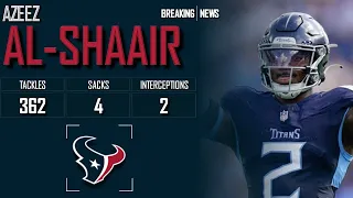 HOUSTON TEXANS: Azeez Al-Shaair ᴴᴰ