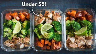 $5 Chicken Meal Prep | How To Meal Prep