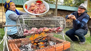 I DISCOVERED A TOOL TO COOK LAMB KEBAB IN A DIFFERENT WAY! INTERESTING METHOD