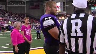 Cancer Survivors Serve as Honorary Captains for UNI Football