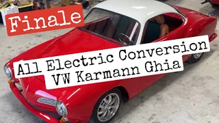 Volkswagen Karmann Ghia Gets Electric EV Conversion with Tesla Batteries Hyper 9 VW - Finale