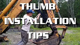 Titan Attachment Backhoe Manual Thumb Installation Tips