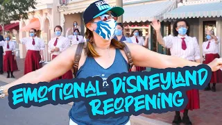 Disneyland Reopening Emotional Entrance and Walk Down Main Street - April 30