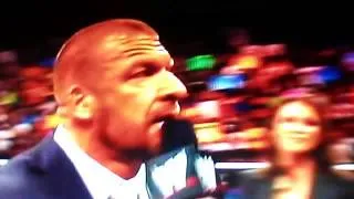 Raw 3/31/14 Triple H,Stephanie McMahon,Batista & Randy Orton Segment