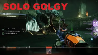 Solo Golgoroth on Warlock | Destiny 2 | Solo Golgy