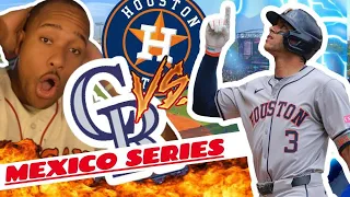 VIVA LOS ASTROS || ASTROS VS ROCKIES MEXICO SERIES GAME 2 FAN REACTION! [JP3 GOES DEEP!]