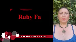 Handmade Jewelry, vintage - создание блога Руби Фа.