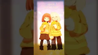 💞UNDERTALE || CHARA AND ASRİEL EDİT💞#shorts