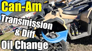 Can-Am Outlander Differential & Transmission Oil Change