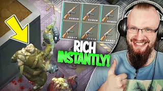 HOW TO GET RICH INSTANTLY in LDOE?! (Wall Trick) - Last Day on Earth: Survival