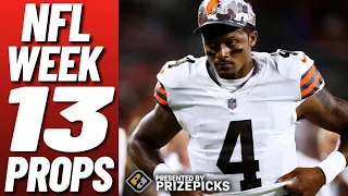 NFL WEEK 13 Best Player Prop Bets 12/04/22 on PRIZEPICKS | NFL Props Best Bets & Picks Today