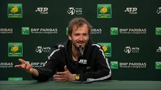 Daniil Medvedev Post Match Press Conference Following Quarterfinal Win 2023 BNP Paribas Open