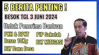 KABAR BAIK DAN BURUK BESOK TGL 3 JUNI 2024 UNTUK PENERIMA BANTUAN PEMERINTAH