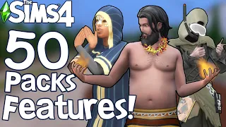 The Sims 4: 50 PACKS FEATURES You Might Not Know!