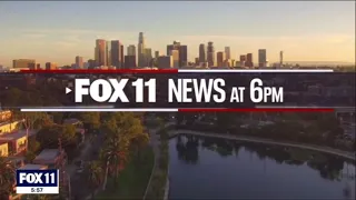 KTTV Fox 11 News at 6pm open October 13, 2021