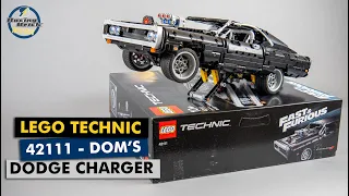 LEGO Technic 42111 Fast & Furious Dom's Dodge Charger detailed building review