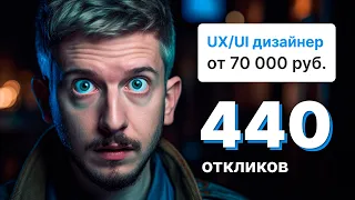 Я разместил фейковую вакансию на UX/UI дизайнера...