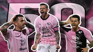 TUTTI I 50 GOAL IN ROSANERO DI MATTEO BRUNORI |Palermo|Serie B|