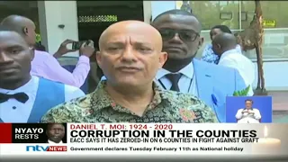 EACC says it has zeroed-in on 6 counties in fight against corruption