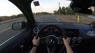 2021 Mercedes Benz GLA POV Test Drive and impressions - With BEAUTIFUL Ambient lights