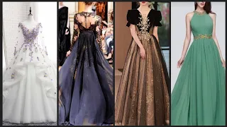 Stunning & elegant long gown designs ideas 2024/25