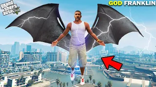 GTA 5 : Franklin Shinchan & Pinchan Become Powerful GOD GTA 5 !