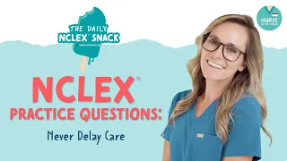 Thermal Burn Injury - NCLEX Practice Questions! | FREE Daily NCLEX Snack | NurseInTheMaking