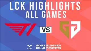 T1 vs GEN Highlights ALL GAMES | LCK Summer Finals 2023 | T1 vs Gen.G