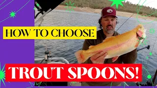 How To Choose The Right Spoon For Trout