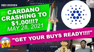 CARDANO - "CRASH TO $1.00 TODAY!!?" Best Places to Buy The Dip!