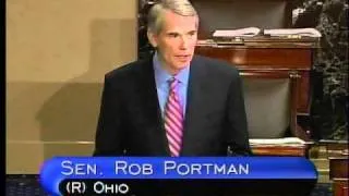 Senator Portman Delivers his Maiden Speech on the Senate Floor