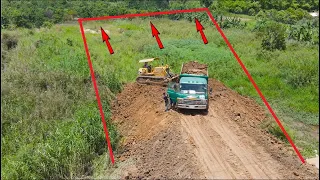 Fantastic Best Video Good project New area development Bulldozer D51P pushing land Strongest