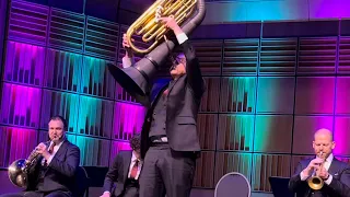 “Tuba Tiger Rag” - Canadian Brass Live in Corning 2023 (Chuck Loses His Shoe)