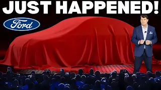 Ford CEO Just Announced 3 NEW Car Models For 2024 & STUNS The Entire Industry!