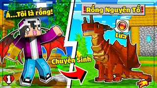 MINECRAFT RỒNG SINH TỒN *TẬP 1 | LỘC CHUYỂN SINH THÀNH RỒNG NGUYÊN TỐ LỬA😱HÀNH TRÌNH MỚI BẮT ĐẦU❗