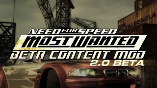 NFS Most Wanted - Beta Content Mod - v2.0 Beta Gameplay