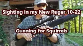 Sighting in my new Ruger 10 22