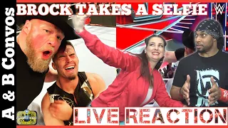 Brock Lesnar Lays Austin Theory Out With F-5 - LIVE REACTION | Monday Night Raw 2/14/22