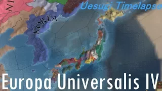 Europa Universalis IV Uesugi Timelapse (Japan)