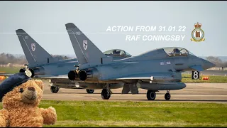 Winds of Storm Corrie at RAF Coningsby | Blackjack, Performance Takeoff & Ted Visits Crash Gate 1