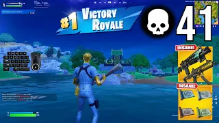 41 Elimination Solo Vs Squads "Build" Gameplay Wins🏆(Fortnite Chapter 5 Season 2)