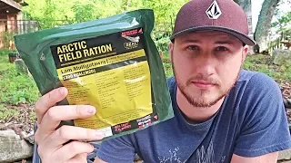 Testing Norwegian Arctic Field Ration (Meal Ready to Eat)