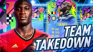 FIFA 21 Team Takedown!!! 98 Summer Stars Romelu Lukaku!!!