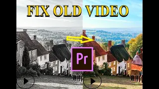 HOW TO FIX OLD VIDEO IN ADOBE  PREMIERE PRO 2021 MAKE OLD VIDEO LOOK BETER