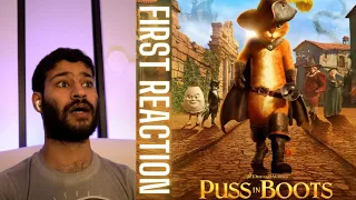 Watching Puss In Boots (2011) FOR THE FIRST TIME!! || Movie Reaction!