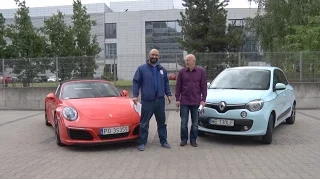 Auta bez ściemy - Porsche 911 Targa kontra Renault Twingo Bizuu